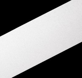 Guma prádlová hladká šíře 40 mm tkaná bílá PEGA