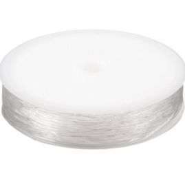 Pruženka vlasec silikon Ø 1 mm  transparentní