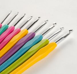 Háček kov se silikonovou ručkou SADA vel. 2-6