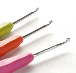 Háček kov se silikonovou ručkou vel. 3,5