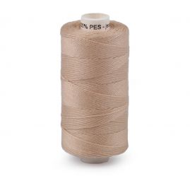 Nitě jeans 30×3 tex, 100% PES, návin 200 m, béžová