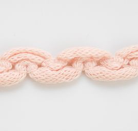 Pleteninová porta vlnky pastel růžová