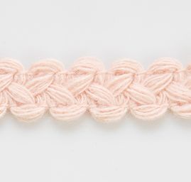 Pleteninová porta copánek pastel růžová