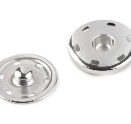 Patentky kovové velikost 30mm nikl