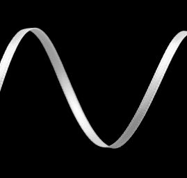 Atlasová stuha šíře 5mm bílá