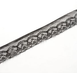 Krajka lem černá široká