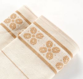 Kuchyňské utěrky krémová/béžová 2 ks