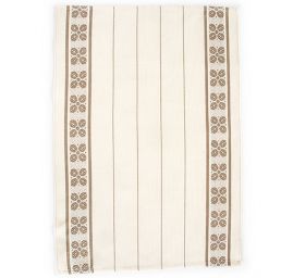 Kuchyňské utěrky krémová/šedá 2 ks