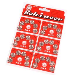 Patenty kovové velikost č.4 12,4/11.5mm stříbrný