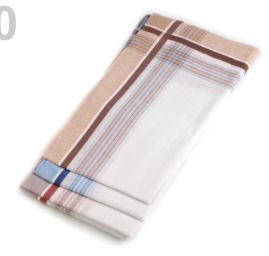 Kapesník pánský z česané bavlny mix