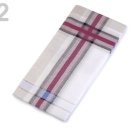 Kapesník pánský z česané bavlny mix