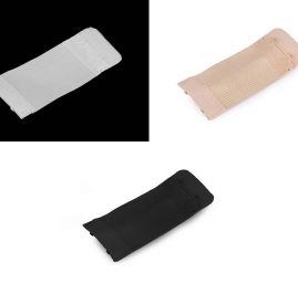 Prodloužení k podprsence šíře 38mm 2 řady/2 očka černá na gumě