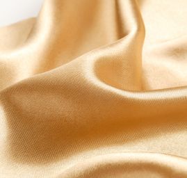 Atlasová stuha šíře 36 cm zlatavá