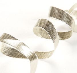 Stuha rex stříbrná 11mm balení 5m