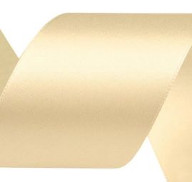 Atlasová stuha šíře 50mm smetanová