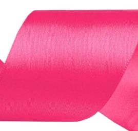 Atlasová stuha šíře 50mm sytě růžová