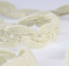 Pleteninová porta vlnky hráškově zelená