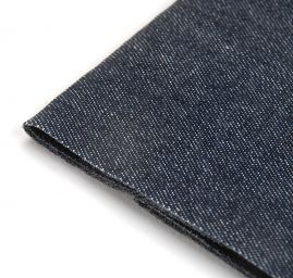 Záplata zažehlovací riflová 45×12 cm tm.modrá