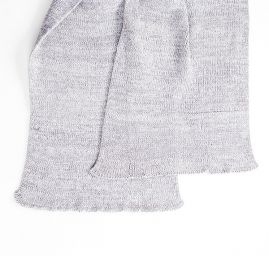 Šála pletená MarLen s melírovými pruhy