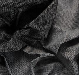 Rašlovka netkaná textilie zažehlovací 150cm černá 75g/m2