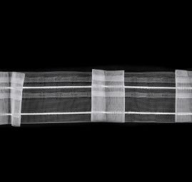 Záclonovka 2 skladová šíře 50 mm transparentní