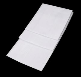 Kapesník dámský česaný bílý