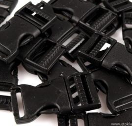 Spona trojzubec šířka 30 mm černá