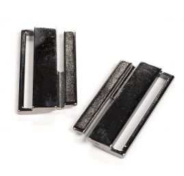 Spona opasková kov obdelník průvlak 50 mm nikl