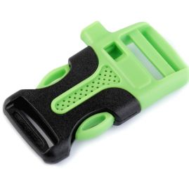 Spona trojzubec šířka 20 mm černá s píšťalkou