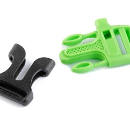 Spona trojzubec šířka 20 mm černá s píšťalkou