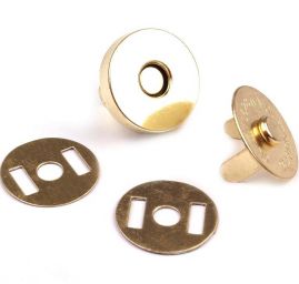 Magnetické zapínání 15 mm zlatá