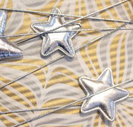 Guma klobouková tenká 1mm stříbrná, zlatá