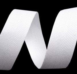 Keprovka - tkaloun šíře 20mm bílá