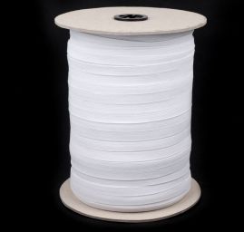 Guma prádlová pevnější 9mm bílá