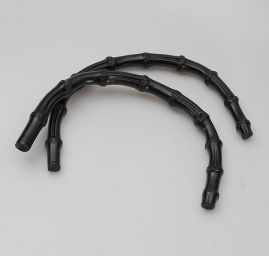 Ucho na tašky bambus půlkruh černá