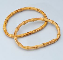 Ucha na tašky bambus ovál