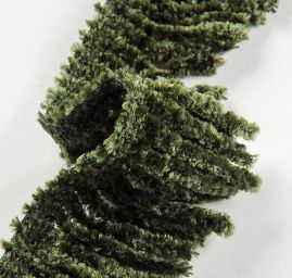 Třásně sametové zelené barvy