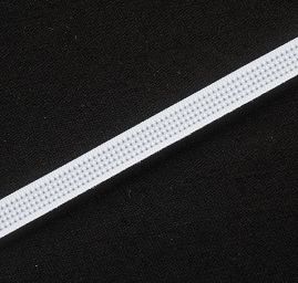 Kostice 8mm plast bílá