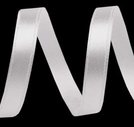 Atlasová stuha šíře 6mm bílá