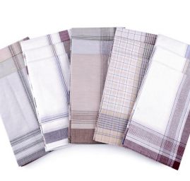 Kapesník pánský česaný světlý mix