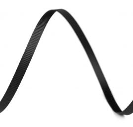 Rypsová stuha černá šíře 8 mm