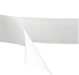 Suchý zip komplet samolepící šíře 20 mm bílý