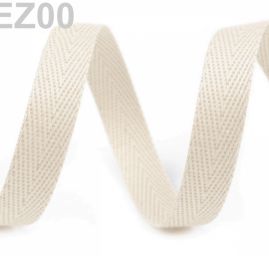 Keprovka - tkaloun šíře 12 mm bílá