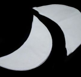 Potítko bavlněné bílá pár