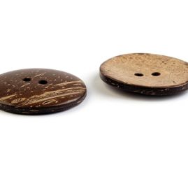Knoflík kokos oboustranný 48 mm