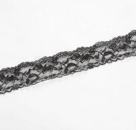 Krajka elestická černá