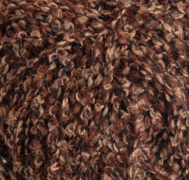 Pletací příze buklé MarLen směs vlna/kašmír hnědá