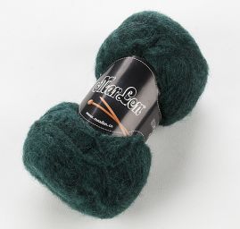 Alpaka superfine/merino vlněná příze tm.zelená