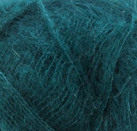 Mohér směs tenký pletací příze MarLen petrol