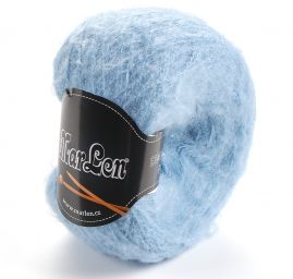 Mohérová pletací příze MarLen světle modrá